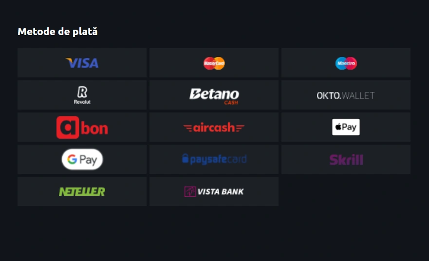 Pareri Betano metode de plata