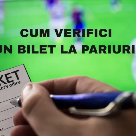 Cum verifici un bilet la pariuri? Online și în agenție, pas cu pas