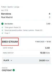 cod bilet verificare superbet